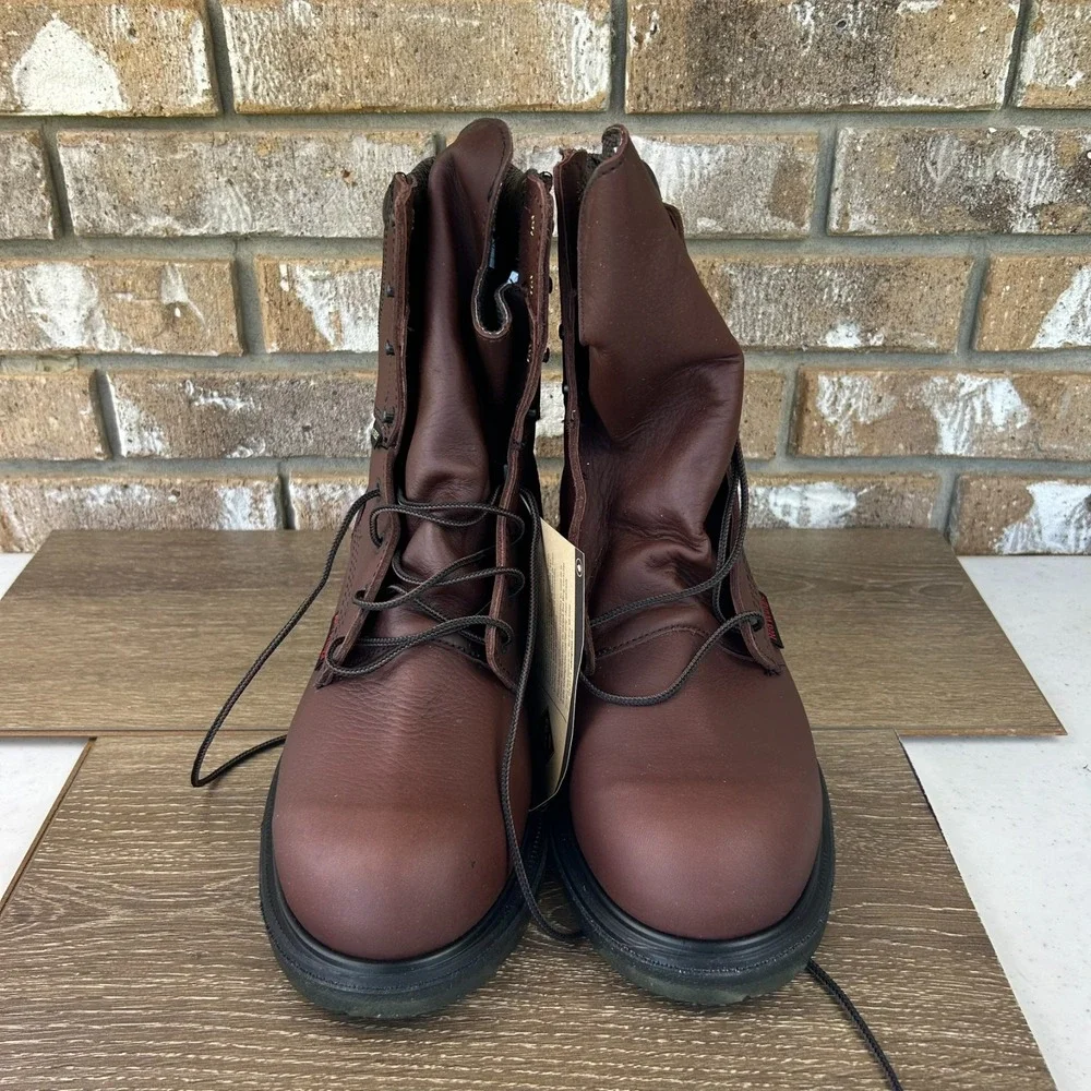 RedWing 914 SuperSole 2.0 8in Work Boots Mens 11D Brown Goretex Lace Up USA NEW